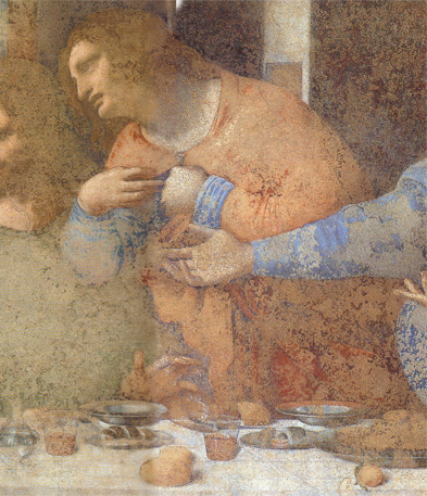 最後の晩餐　ピリポ　頭部の復元